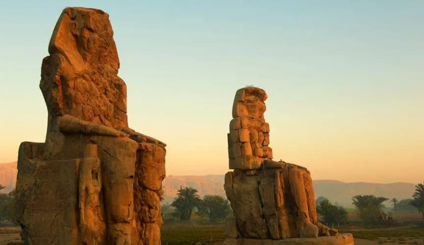 Colossi of Memnon in Luxor